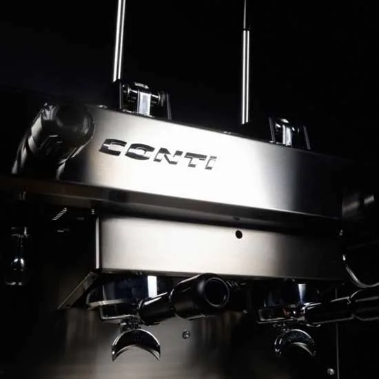 Détail d’une machine à café professionnelle Conti